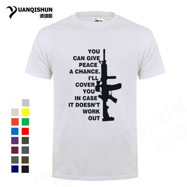 sport men 2018 summer style fashion new printed t shirt short sleeve men give peace a chance ar15 t-shirt gun ak47 tee shirt
sport men 2018 summer style fashion new printed t shirt short sleeve men give peace a chance ar15 t-shirt gun ak47 tee shirt
