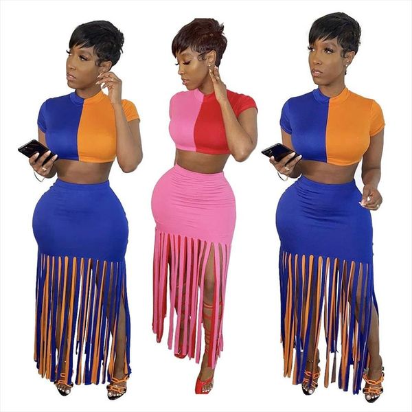 2 piece skirt set women two piece set summer clothes for women crop skirt two pieces sets summer female, Gray
2 piece skirt set women two piece set summer clothes for women crop skirt two pieces sets summer female, Gray