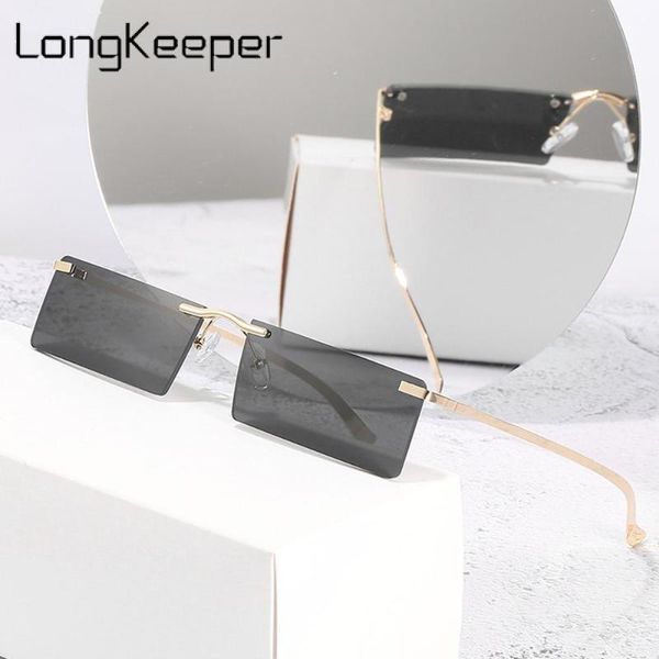sunglasses longkeeper vintage rectangle women men trendy rimless sun glasses retro 90s eyewear lunette de soleil, White;black
sunglasses longkeeper vintage rectangle women men trendy rimless sun glasses retro 90s eyewear lunette de soleil, White;black
