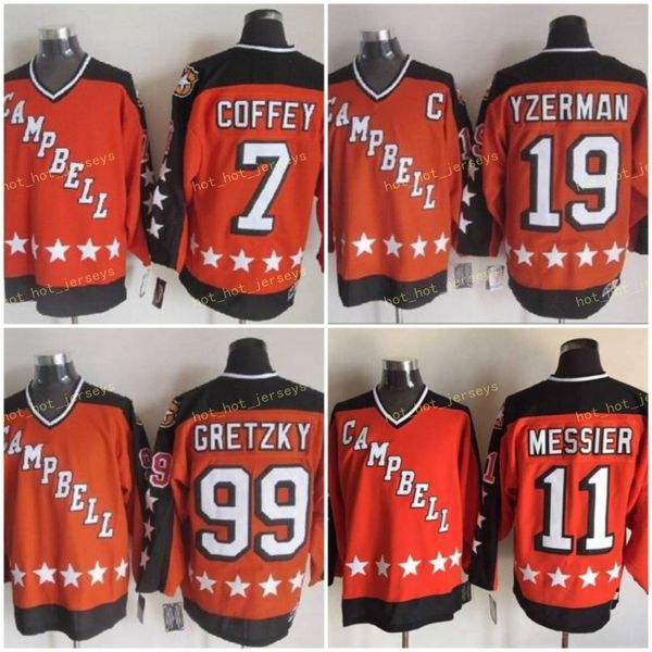 1984 all star orange campbell 19 steve yzerman 11 mark messier 99 wayne gretzky 7 paul coffey hockey jerseys stitched logo, Black;red
1984 all star orange campbell 19 steve yzerman 11 mark messier 99 wayne gretzky 7 paul coffey hockey jerseys stitched logo, Black;red