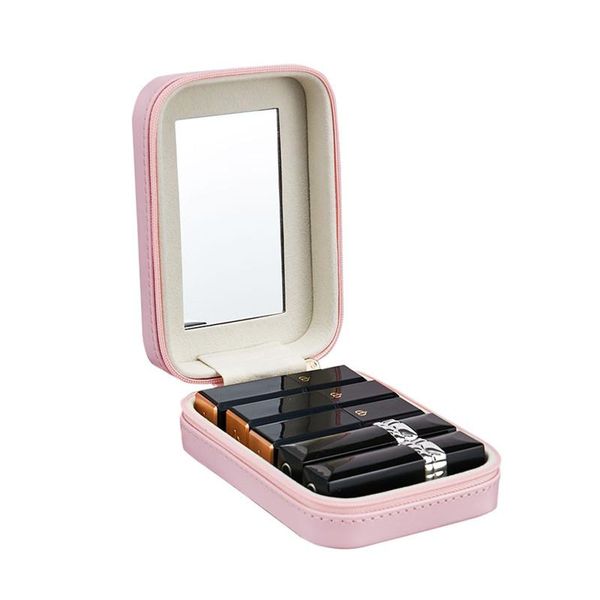 new fashion portable leather jewelry box with zipper lipstick storage box jewelry organizer display travel case boxes, Pink;blue
new fashion portable leather jewelry box with zipper lipstick storage box jewelry organizer display travel case boxes, Pink;blue