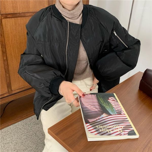 2021 new winter fashion ladies coat casual women overcoat loose warm solid color female outerwear1, Black
2021 new winter fashion ladies coat casual women overcoat loose warm solid color female outerwear1, Black