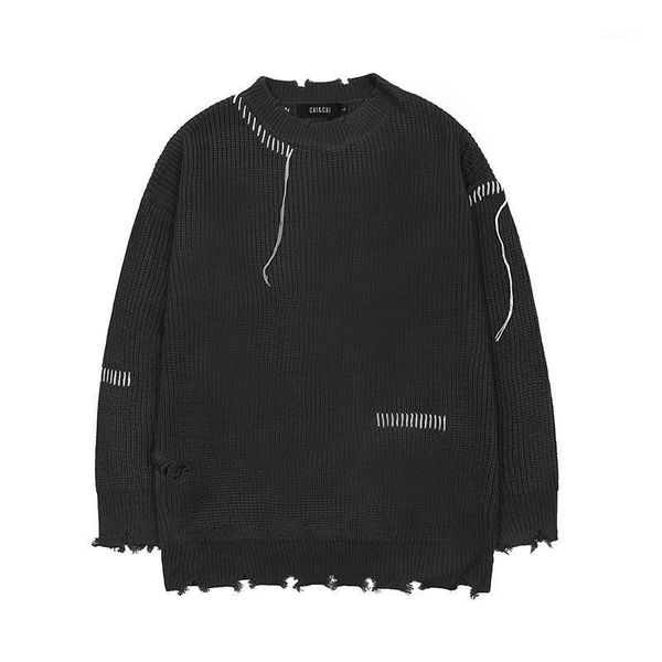 harajuku irregular hole bottom fringe sweaters men and women round neck knitted oversize casual sweaters pullover loose 1, White;black
harajuku irregular hole bottom fringe sweaters men and women round neck knitted oversize casual sweaters pullover loose 1, White;black