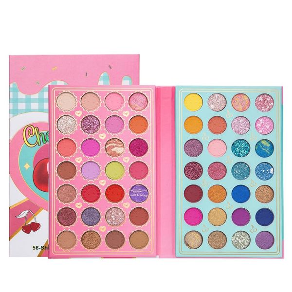 handaiyan 56 colors shimmer matte eyeshadow palette glitter eye shadow makeup set 24 sets/lot dhl
handaiyan 56 colors shimmer matte eyeshadow palette glitter eye shadow makeup set 24 sets/lot dhl