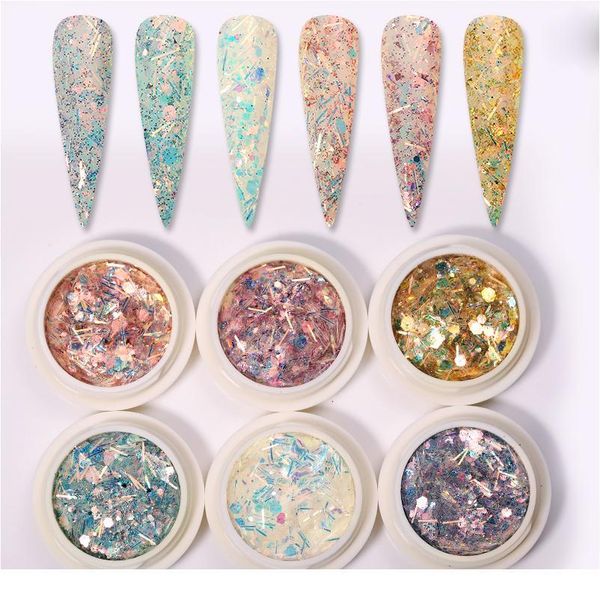 6 boxes dazzling nail glitter set holographics laser nail powder polish flake ultra thin nail art sequins chrome jllkmi, Silver;gold
6 boxes dazzling nail glitter set holographics laser nail powder polish flake ultra thin nail art sequins chrome jllkmi, Silver;gold