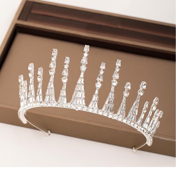 wedding baroque crystal crown tiara bridal hair accessories silver color crowns prom headdress bridal hair jewelry ornam bbyfyg, Slivery;golden
wedding baroque crystal crown tiara bridal hair accessories silver color crowns prom headdress bridal hair jewelry ornam bbyfyg, Slivery;golden