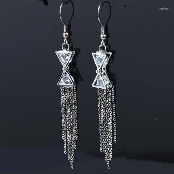 dangle & chandelier oufei crystal earrings fashion jewelry tassel for women accessories drop with stones long brincos1, Silver
dangle & chandelier oufei crystal earrings fashion jewelry tassel for women accessories drop with stones long brincos1, Silver