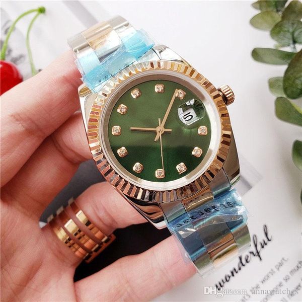 2020 luxury men's and women's diamond-encrusted watches automatic stainless steel mechanical watches, Slivery;brown
2020 luxury men's and women's diamond-encrusted watches automatic stainless steel mechanical watches, Slivery;brown