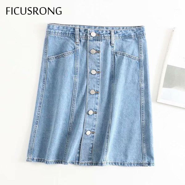 2020 women new summer single-breasted pockets denim skirt women straight solid casual knee-length jeans skirts ficusrong1, Black
2020 women new summer single-breasted pockets denim skirt women straight solid casual knee-length jeans skirts ficusrong1, Black