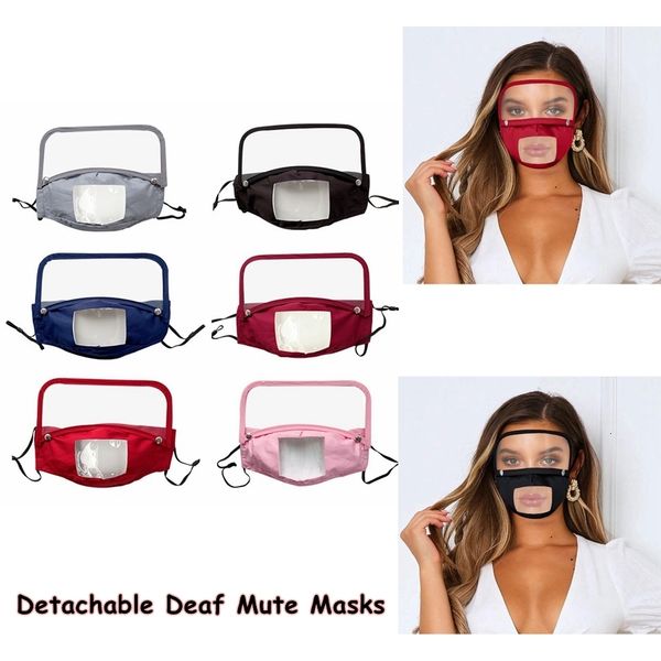 shield eye 2 in 1 mask removable 6 colors detachable visible mouth deaf mute face oil protective masks cca12357
shield eye 2 in 1 mask removable 6 colors detachable visible mouth deaf mute face oil protective masks cca12357