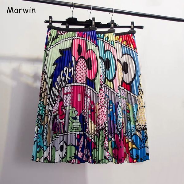 marwin 2019 spring new-coming europen cartoon pattern high elasticity pleated skirt high street style a-line mid-calf christmas 1014, Black
marwin 2019 spring new-coming europen cartoon pattern high elasticity pleated skirt high street style a-line mid-calf christmas 1014, Black