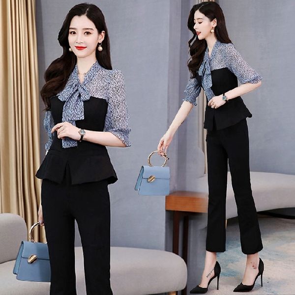 hytsk young temperament style slimming suit women's spring and summer 2020 new fashion western light mature pantstrumpet nine-point sty, Gray
hytsk young temperament style slimming suit women's spring and summer 2020 new fashion western light mature pantstrumpet nine-point sty, Gray