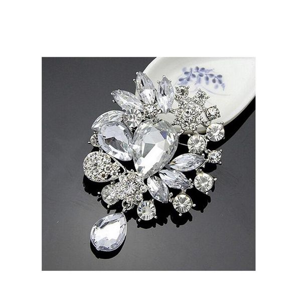 8*5.5cm large flower waterdrop brooch big crystal wedding brooch fashion costume brooch for wom sqcyzi dh_seller2010, Gray
8*5.5cm large flower waterdrop brooch big crystal wedding brooch fashion costume brooch for wom sqcyzi dh_seller2010, Gray