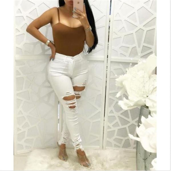 summer fashion white hole ripped jeans women denim high waist pants female skinny black casual jeans, Blue
summer fashion white hole ripped jeans women denim high waist pants female skinny black casual jeans, Blue