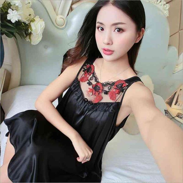 Sexy Women Multi Color Nightie Nightwear Lingerie Nightdress Sleepwear Dress Plus Size Sexy Silk Nightgowns, Black;red
Sexy Women Multi Color Nightie Nightwear Lingerie Nightdress Sleepwear Dress Plus Size Sexy Silk Nightgowns, Black;red