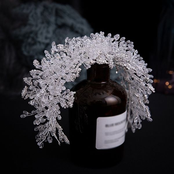 luxury crystal beads floral wedding headbands bridal hair accessories rhinestone crown hairband bride tiaras handmade headpiece, Silver
luxury crystal beads floral wedding headbands bridal hair accessories rhinestone crown hairband bride tiaras handmade headpiece, Silver