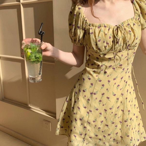 print floral yellow dress cotton mini short vestido festa sundress runway korean style women vestidos playa 2021 vetement femme, Black;gray
print floral yellow dress cotton mini short vestido festa sundress runway korean style women vestidos playa 2021 vetement femme, Black;gray