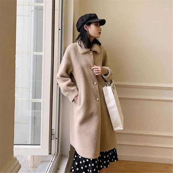 new winter 2021 women faux wool fur coat loose long fur coat size hooded overcoat thick warm female plush coats y2371, Black
new winter 2021 women faux wool fur coat loose long fur coat size hooded overcoat thick warm female plush coats y2371, Black