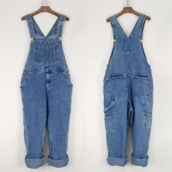man men's black-blue denim overalls, light blue jeans, man-made rpg suits, big brim pants for men. bgon
man men's black-blue denim overalls, light blue jeans, man-made rpg suits, big brim pants for men. bgon