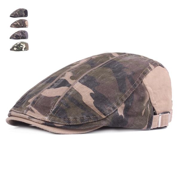 berets camouflage beret cap outdoor summer hats for men and women sun hat gorras planas flat caps boina, Blue;gray
berets camouflage beret cap outdoor summer hats for men and women sun hat gorras planas flat caps boina, Blue;gray
