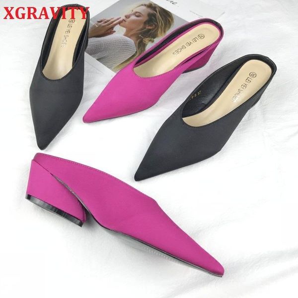 xgravity 2020 spring summer wedge shoes elegant closed toe silk slippers fashion women wedges shoes lady sandals b1651, Black
xgravity 2020 spring summer wedge shoes elegant closed toe silk slippers fashion women wedges shoes lady sandals b1651, Black