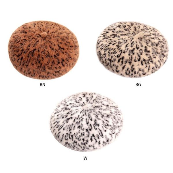 new french vintage women spring winter beret cap colored leopard printed plush painter hat bonnet warm walking cap, Blue;gray
new french vintage women spring winter beret cap colored leopard printed plush painter hat bonnet warm walking cap, Blue;gray