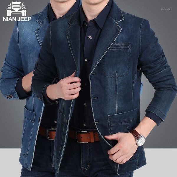 men's suits & blazers nianjeep 2021 autumn winter blazer men cotton denim smart casual jacket slim fit brand clothing plus size m-xxxl, White;black
men's suits & blazers nianjeep 2021 autumn winter blazer men cotton denim smart casual jacket slim fit brand clothing plus size m-xxxl, White;black