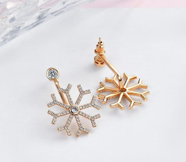 nj snowflake designer stud earrings for woman 2019 fashion crystal ladies gold earrings engagement jewelry11, Golden;silver
nj snowflake designer stud earrings for woman 2019 fashion crystal ladies gold earrings engagement jewelry11, Golden;silver