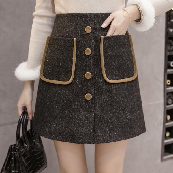 new 2021 autumn of women in wool knee skirts above short skirt high fallacy line mujer y389 gcpi 4q9s, Black
new 2021 autumn of women in wool knee skirts above short skirt high fallacy line mujer y389 gcpi 4q9s, Black