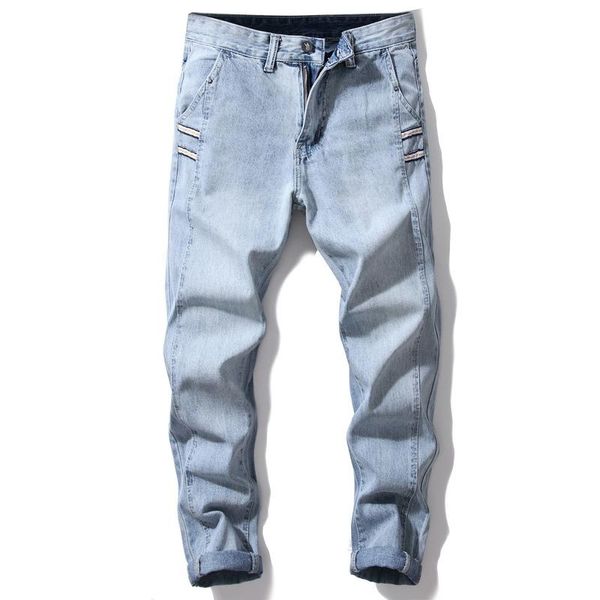 men's jeans skinny faded blue middle waist classic hip hop stretch pants cotton comfortable drop for men
men's jeans skinny faded blue middle waist classic hip hop stretch pants cotton comfortable drop for men
