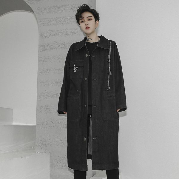 yamamoto autumn denim jacket fashion casual men's wear medium length hole windbreaker ct687 p85, Tan;black
yamamoto autumn denim jacket fashion casual men's wear medium length hole windbreaker ct687 p85, Tan;black