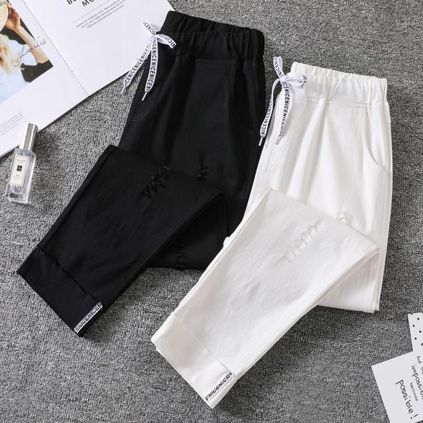 ripped women plus size ankle length elasticity fashion spring office lady loose drawstring female harem pants 1017, Black;white
ripped women plus size ankle length elasticity fashion spring office lady loose drawstring female harem pants 1017, Black;white