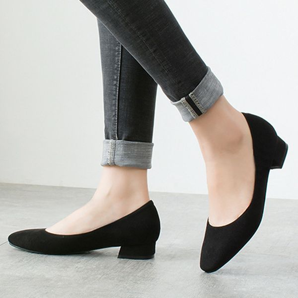 women shoes all-match purchase pumps thick heel high heels flock spring and autumn new women high heelsmultifunction, Black
women shoes all-match purchase pumps thick heel high heels flock spring and autumn new women high heelsmultifunction, Black