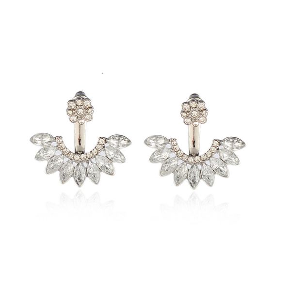 full drill fan-shaped horse hole drill earrings fashionable women's earrings jewelry alloy plated earrings, Golden
full drill fan-shaped horse hole drill earrings fashionable women's earrings jewelry alloy plated earrings, Golden