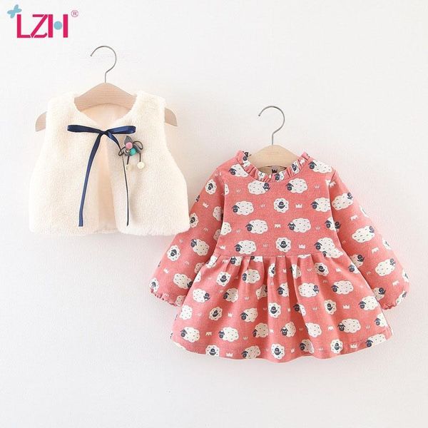 lzh 2020 new autumn winter cute bow long sleeve princess dress set baby girl dress plus velvet warm vest+dress 2pcs kid clothes1, Red;yellow
lzh 2020 new autumn winter cute bow long sleeve princess dress set baby girl dress plus velvet warm vest+dress 2pcs kid clothes1, Red;yellow