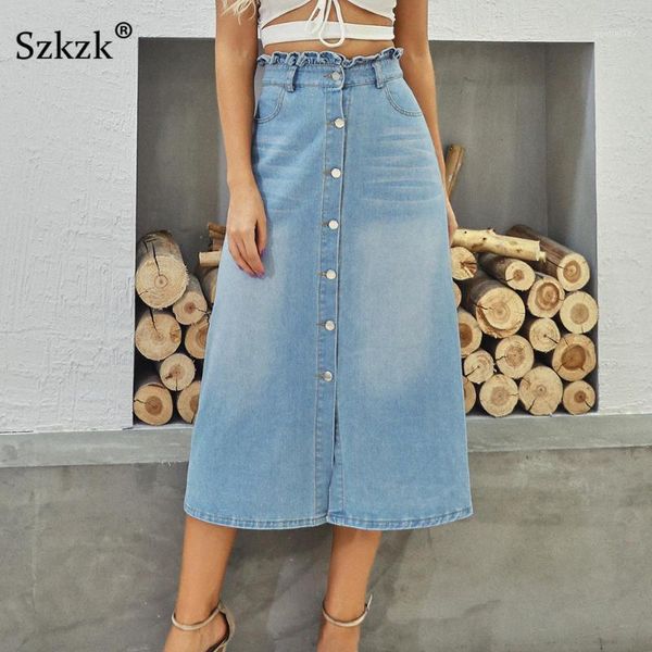 skirts szkzk blue denim button up midi skirt women clothes 2021 autumn winter streetwear high waist wash distressed a-line skirts1, Black
skirts szkzk blue denim button up midi skirt women clothes 2021 autumn winter streetwear high waist wash distressed a-line skirts1, Black