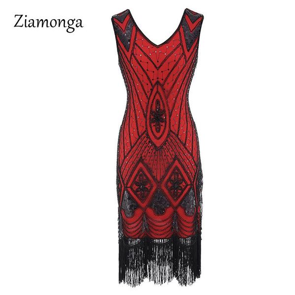 ziamonga vintage women 1920s gastby allover sequined mesh art nouveau embellished fringed flapper dress plus size black red gold, Black;gray
ziamonga vintage women 1920s gastby allover sequined mesh art nouveau embellished fringed flapper dress plus size black red gold, Black;gray