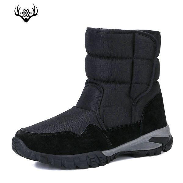 men boots new snow boot winter shoe big size black solid colour upper thick warm fur insole md strong outsole 201019
men boots new snow boot winter shoe big size black solid colour upper thick warm fur insole md strong outsole 201019