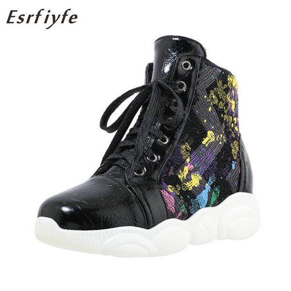 boots esrfiyfe women ankle wedges high heeled autumn winter party shoes woman lace-up casual large size 15, Black
boots esrfiyfe women ankle wedges high heeled autumn winter party shoes woman lace-up casual large size 15, Black