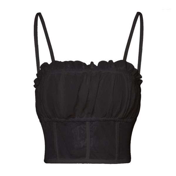 gym clothing 1pc female vest gauze suspenders stylish sleeveless tank splice edges clothes summer short for women1, White;black
gym clothing 1pc female vest gauze suspenders stylish sleeveless tank splice edges clothes summer short for women1, White;black