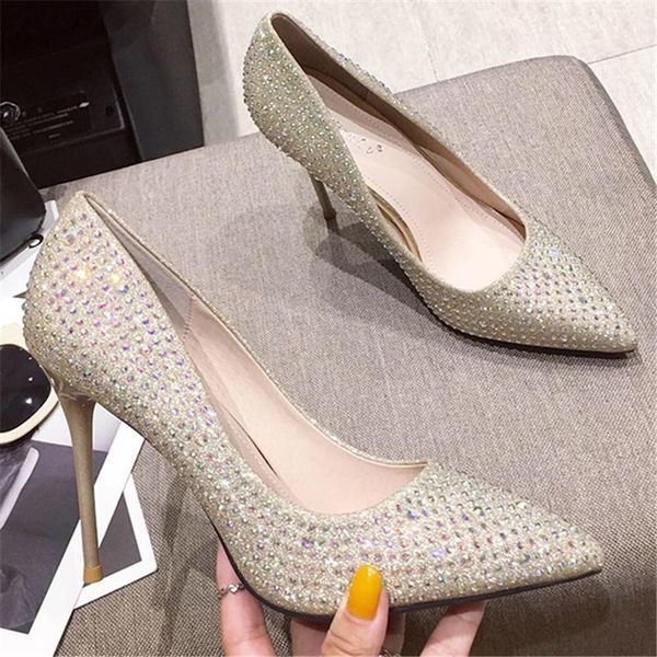 dress shoes 2021 women summer fetish 10cm high heels gold silver sandals lady pointed toe pumps female luxury wedding office shoe, Black
dress shoes 2021 women summer fetish 10cm high heels gold silver sandals lady pointed toe pumps female luxury wedding office shoe, Black