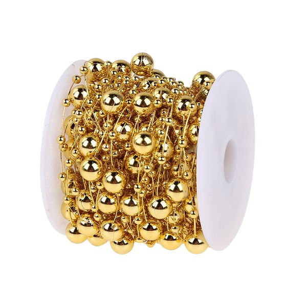 garden beads chain christmas tree home 10m/roll decor round diy craft for wedding bridal bouquet flower decoration
garden beads chain christmas tree home 10m/roll decor round diy craft for wedding bridal bouquet flower decoration