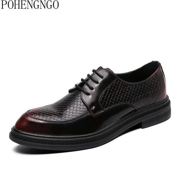 men's leather shoes brand designer shoes formal lace up dress oxfords fashion retro elegant men work footwear, Black
men's leather shoes brand designer shoes formal lace up dress oxfords fashion retro elegant men work footwear, Black