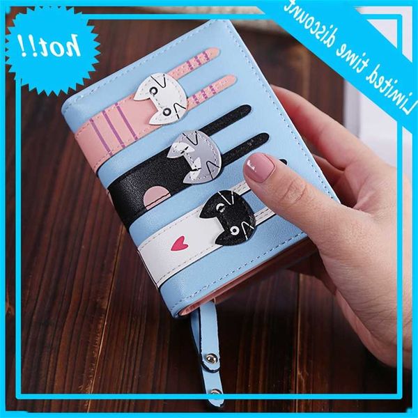 wallets pu learn cartoon cat short brand designed portfolio women cardholder cute girl wallet, Red;black
wallets pu learn cartoon cat short brand designed portfolio women cardholder cute girl wallet, Red;black