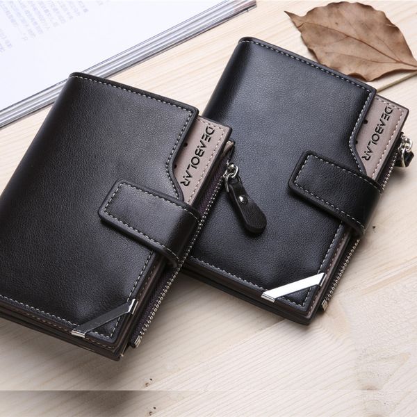 spot style men's long business multi-function multi-card three-fold fashion casual wallet, Red;black
spot style men's long business multi-function multi-card three-fold fashion casual wallet, Red;black