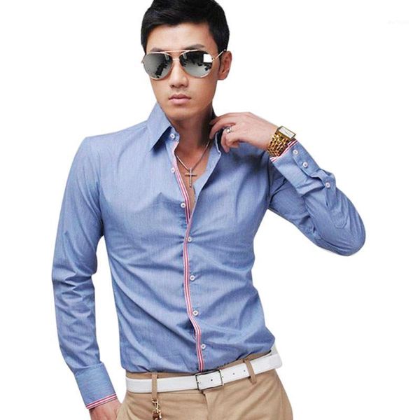 fashion business men casual solid shirts long sleeves turn down collar men's shirt slim fit stylish breasted shirts1, White;black
fashion business men casual solid shirts long sleeves turn down collar men's shirt slim fit stylish breasted shirts1, White;black