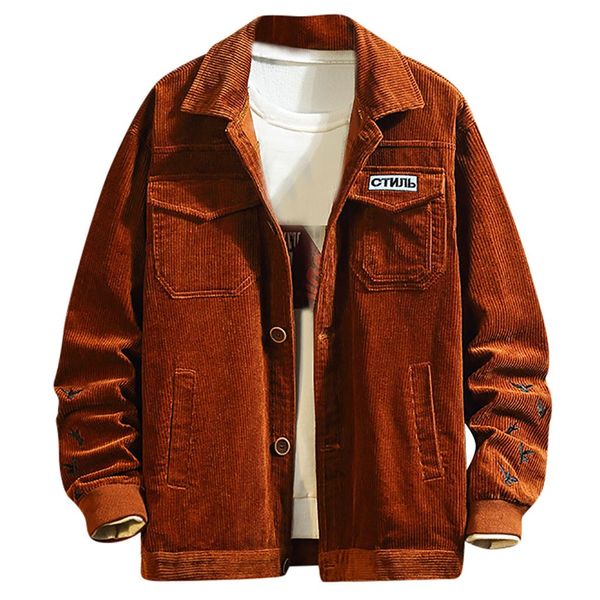 fashion- mens corduroy solid color chest pocket long-sleeved blouse brief style corduroy solid color warm casual long sleeve jackets, Black;brown
fashion- mens corduroy solid color chest pocket long-sleeved blouse brief style corduroy solid color warm casual long sleeve jackets, Black;brown