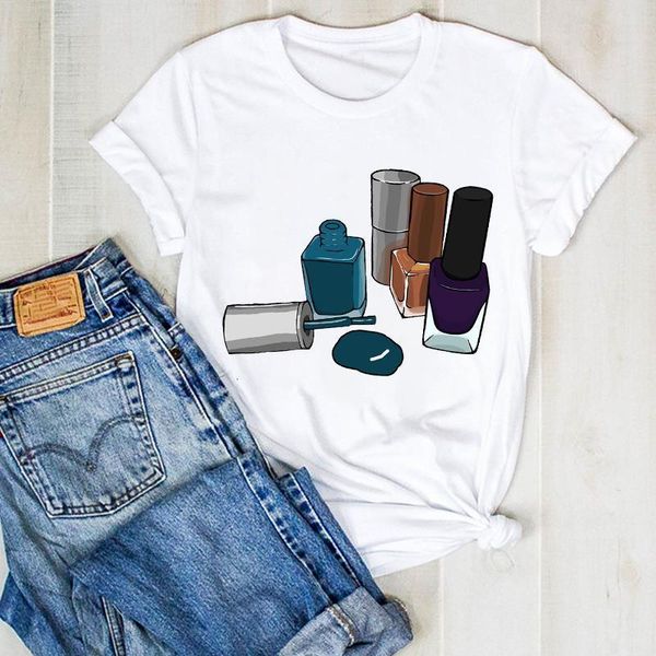 women lady fingernail 3d nail girl cartoon 90s cute ladies summer t tee tshirt womens female shirt clothes graphic t-shirt, White
women lady fingernail 3d nail girl cartoon 90s cute ladies summer t tee tshirt womens female shirt clothes graphic t-shirt, White