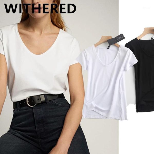 women's t-shirt withered basic tshirt england office lady elegant 100% cotton big o-neck casual summer t shirt women camisetas verano, White
women's t-shirt withered basic tshirt england office lady elegant 100% cotton big o-neck casual summer t shirt women camisetas verano, White