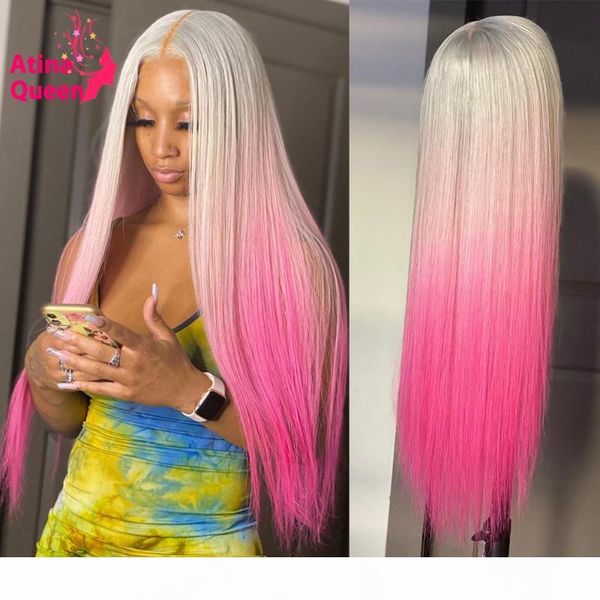 pre plucked 30 inch ombre blonde lace front wig with baby hair straight pink colored human hair wigs for women hd transparent, Black;brown
pre plucked 30 inch ombre blonde lace front wig with baby hair straight pink colored human hair wigs for women hd transparent, Black;brown